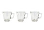 La Mediterranea Set de 3 Tazas de Espresso Segre de 85 cc (Pack de 24 cajas) de 23,8 x 6 x 7,2 cm
