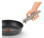 Monix Set de 3 Sartenes One Click Pietra con Mango Extraíble (20, 24 y 26 cm) en Gris