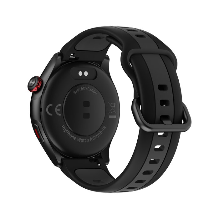 Myphone Smartwatch Watch Adventure Black GPS Pantalla AMOLED Resistencia al Agua 3 ATM
