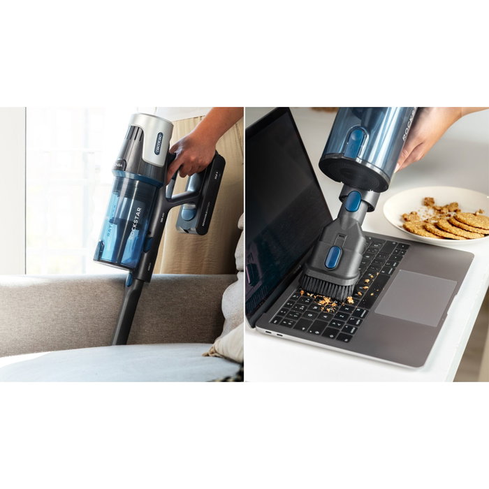 Cecotec Conga Rockstar RS50 Aspiradora y fregona inalámbrica - Negro / Azul oscuro Cecotec Conga Rockstar RS50 Aspiradora y fregona inalámbrica - Negro / Azul oscuro