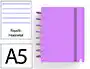 Carchivo Cuaderno Ingeniox Foam A5 80 Hojas Rayado Horizontal Violeta