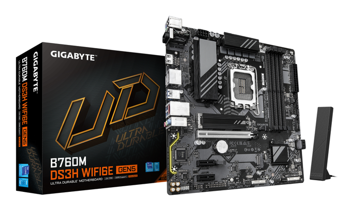 Gigabyte B760M DS3H WIFI6E GEN5 Micro ATX Intel B760 DDR5 LGA 1700