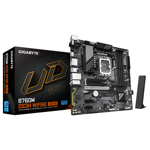 Gigabyte B760M DS3H WIFI6E GEN5 Micro ATX Intel B760 DDR5 LGA 1700