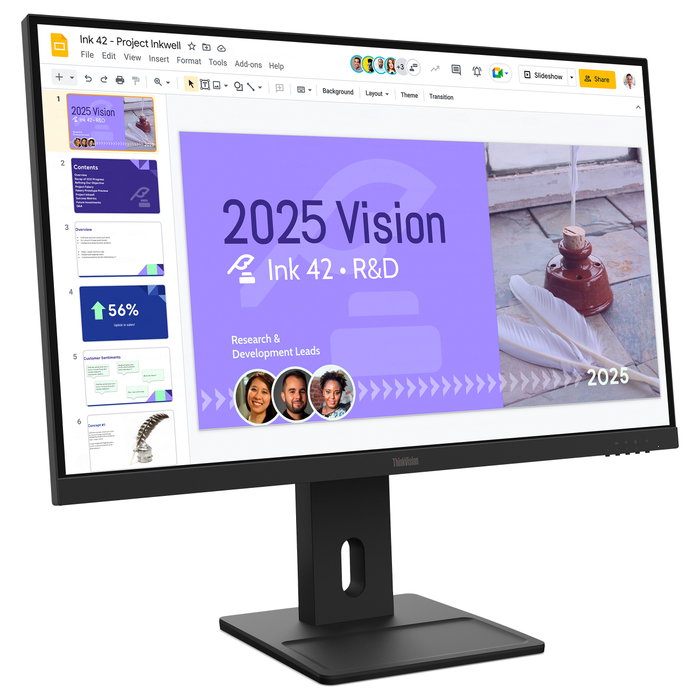 Lenovo ThinkVision E27Q-40 Monitor 27 pulg. Quad HD IPS Negro