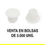 Herrajes Alk Tapa Mina Ag.8Mm Blanco (5.000U)