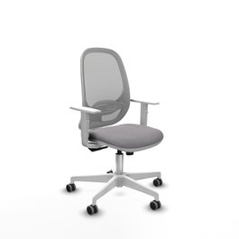 PIQUERAS Y CRESPO Silla de oficina Cilanco Gris con Mecanismo Sincro