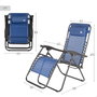 Color Baby Aktive-Tumbona Textileno Azul 52X68X102Cm