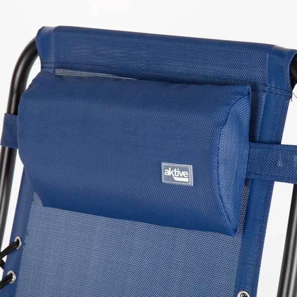 Color Baby Aktive-Tumbona Textileno Azul 52X68X102Cm