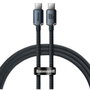 Baseus Cable USB C a USB C CAJY000601 Negro 1,2 m