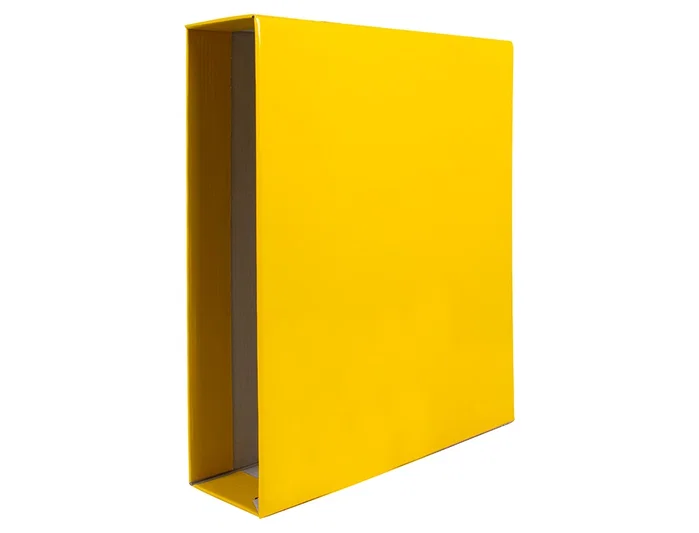 Liderpapel Archivador de Cartón con Palanca Amarillo DIN A4 Lomo 75mm Liderpapel Archivador de Cartón con Palanca Amarillo DIN A4 Lomo 75mm