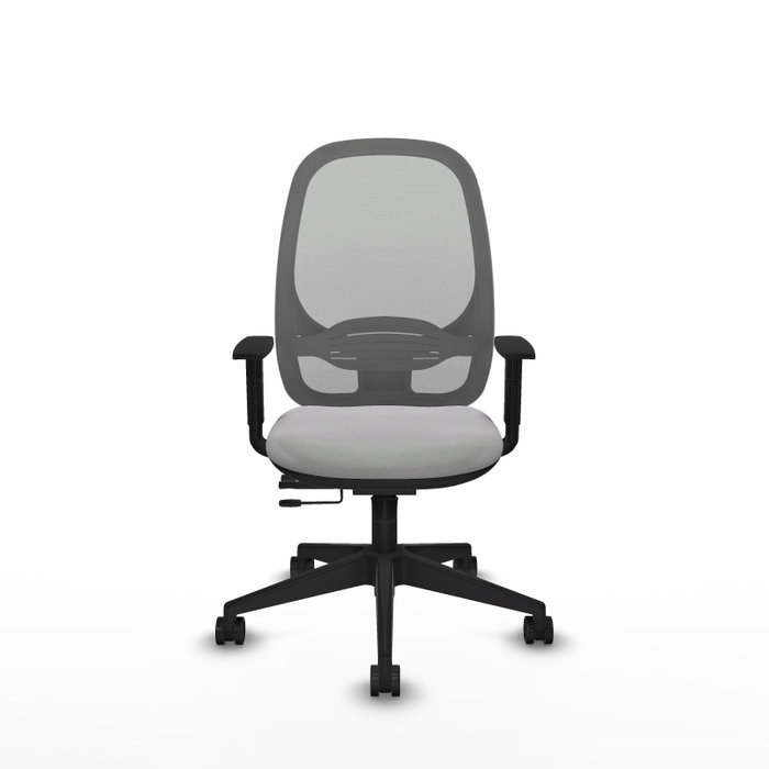 PIQUERAS Y CRESPO Silla de oficina Cilanco con mecanismo Sincro/Traslack, Gris