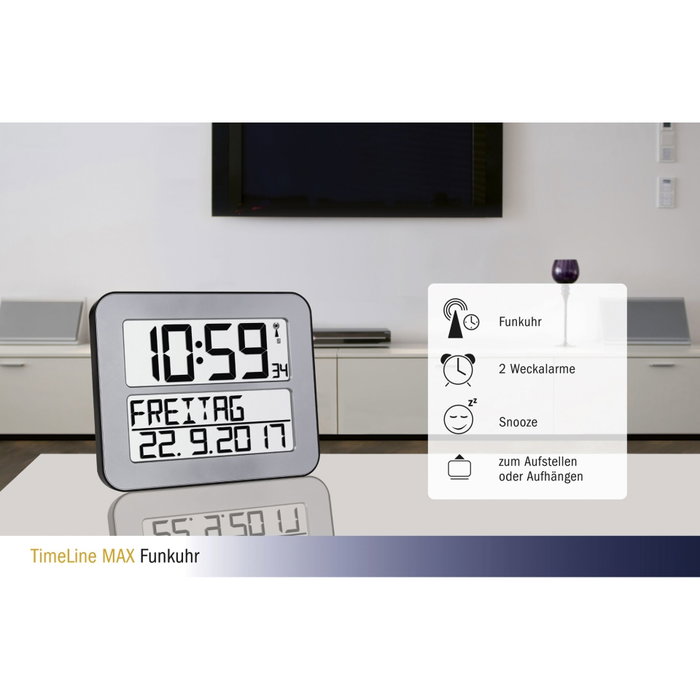 Tfa TIMELINE MAX 60.4512.54 Plata