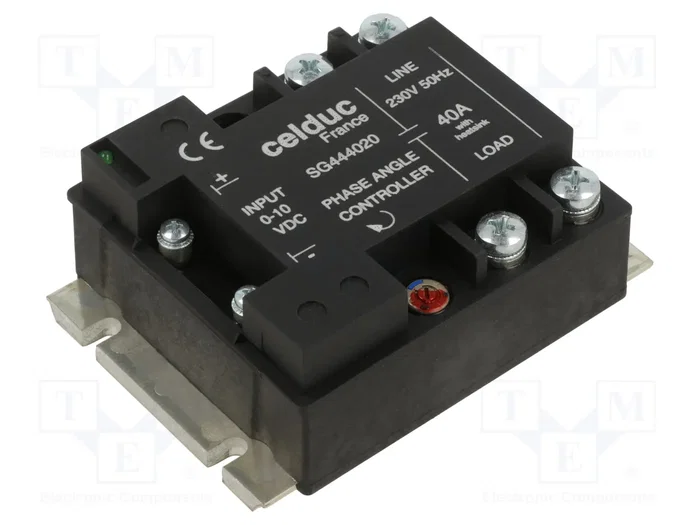 CELDUC SG4 Relé de semiconductor monofásico 40A 115-265VAC CELDUC SG4 Relé de semiconductor monofásico 40A 115-265VAC