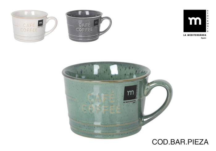 Inde Mug Jumbo 410cc Ø11.3x7.6cm (18 Unidades) Inde Mug Jumbo 410cc Ø11.3x7.6cm (18 Unidades)