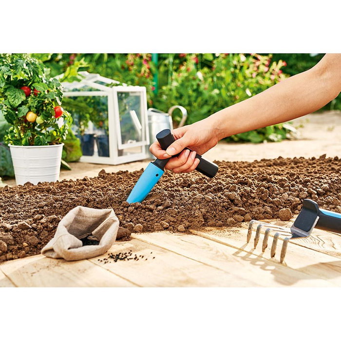 Cellfast Plantador de Mano Acero Inoxidable Mango Composite Fibra Vidrio Safe Touch Jardinería