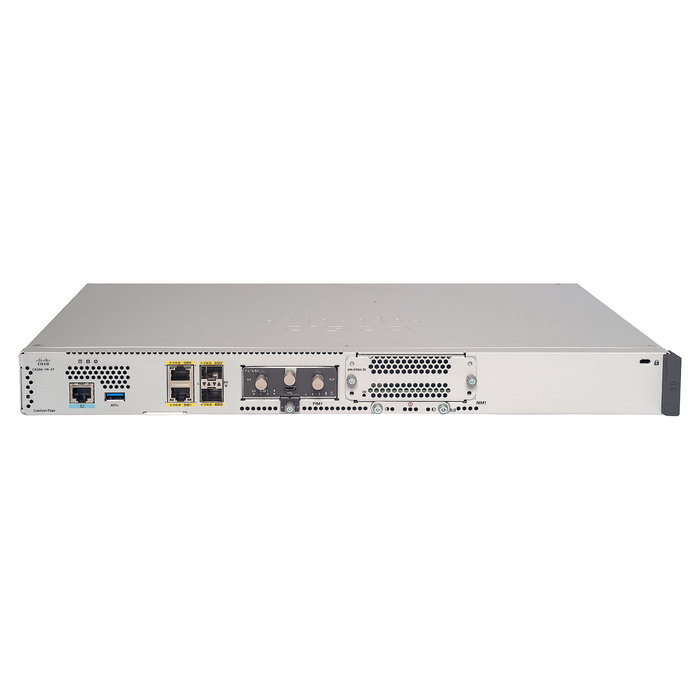 Cisco Systems Inc. Cisco Catalyst 8200L Router de Red Ethernet WAN Gigabit, Con 1 NIM, 4 Puertos LAN RJ-45, Rack 1U, Color Gris