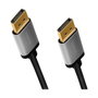 LogiLink Cable DisplayPort 1.2 de 1 m, 4K 60 Hz, CDA0100 (Gris, Negro)​