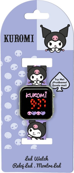 KIDS LICENSING Reloj LED Kuromi Hello Kitty