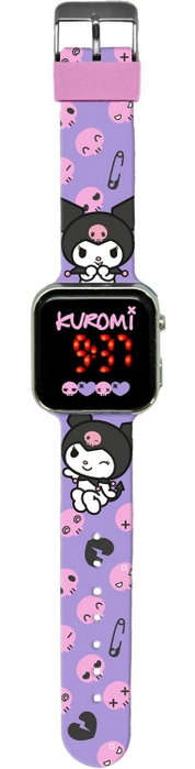 KIDS LICENSING Reloj LED Kuromi Hello Kitty