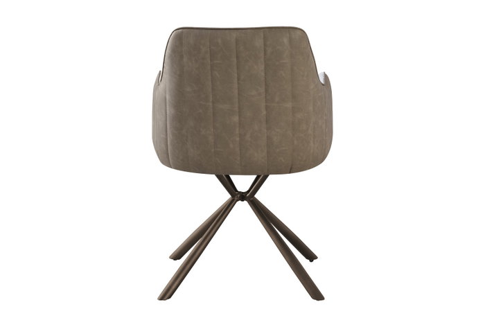 DKD Home Decor Silla Poliéster PU Beige