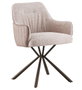 DKD Home Decor Silla Poliéster PU Beige