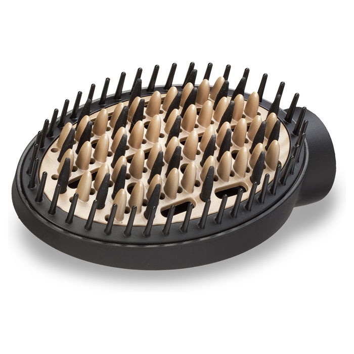 BaByliss AS970E Cepillo Secador de Aire Caliente para el Cabello, Cepillo Alisador Termico con Tecnología Iónico y Cerámica, para Rizado, Ondulado y Alisado, Negro y Rojo