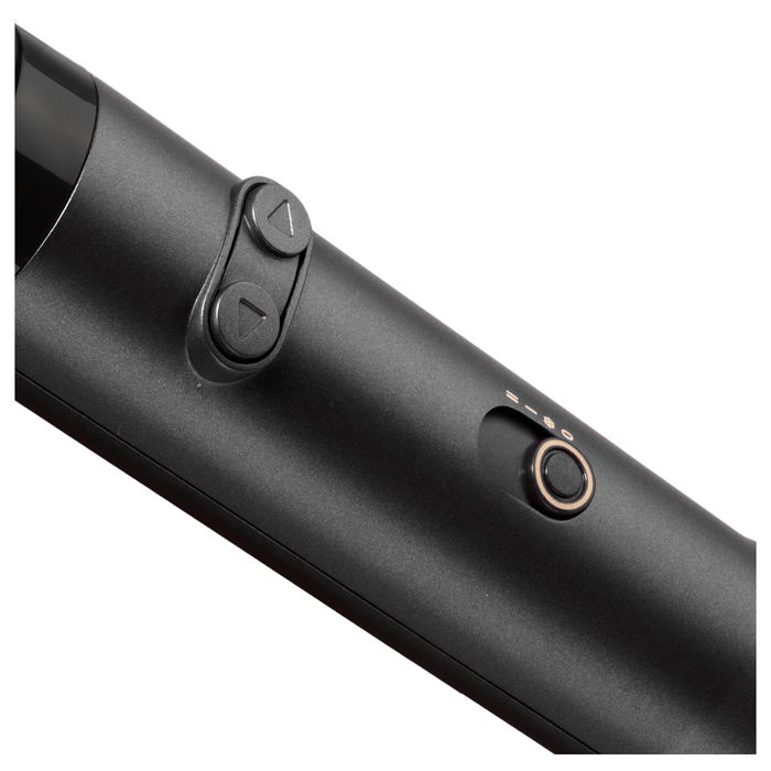 BaByliss AS970E Cepillo Secador de Aire Caliente para el Cabello, Cepillo Alisador Termico con Tecnología Iónico y Cerámica, para Rizado, Ondulado y Alisado, Negro y Rojo