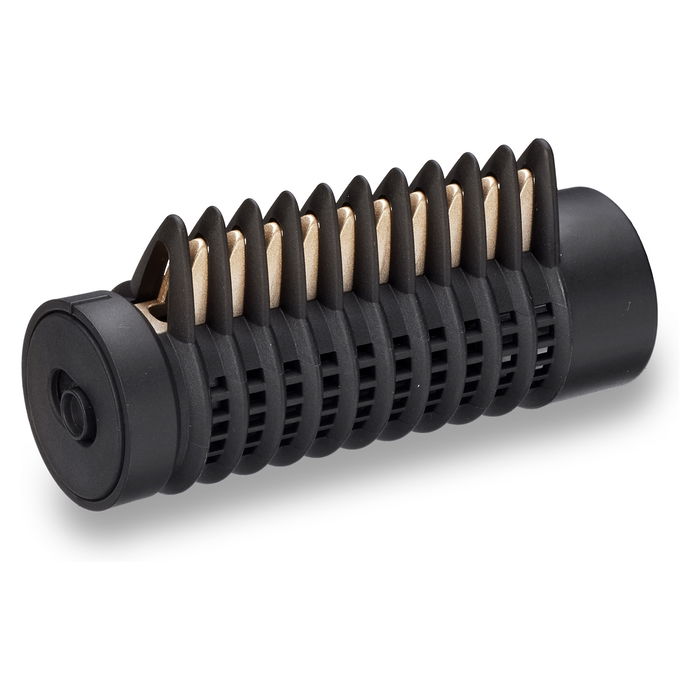 BaByliss AS970E Cepillo Secador de Aire Caliente para el Cabello, Cepillo Alisador Termico con Tecnología Iónico y Cerámica, para Rizado, Ondulado y Alisado, Negro y Rojo