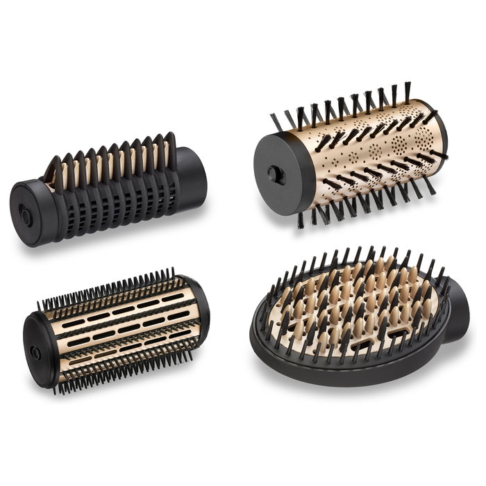 BaByliss AS970E Big Hair Lustre Cepillo de Aire Rotatorio Negro y Oro BaByliss AS970E Big Hair Lustre Cepillo de Aire Rotatorio Negro y Oro