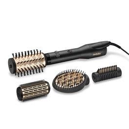 BaByliss Big Hair Lustre AS970E Cepillo de Aire Rotativo Negro y Oro