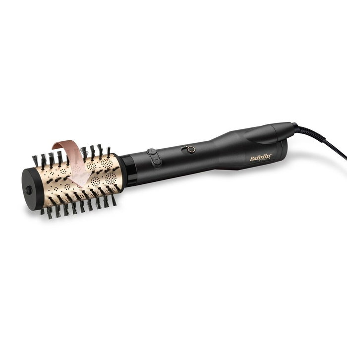 BaByliss Big Hair Lustre AS970E Cepillo de Aire Rotativo Negro y Oro