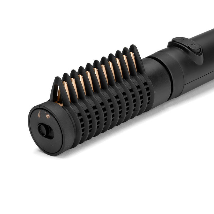 BaByliss Big Hair Lustre AS970E Cepillo de Aire Rotativo Negro y Oro
