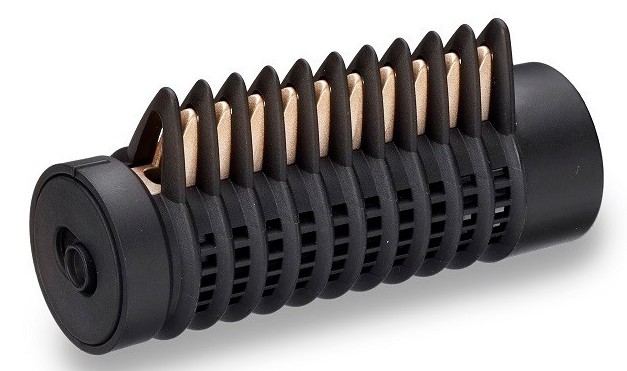 BaByliss Big Hair Lustre AS970E Cepillo de Aire Rotativo Negro y Oro