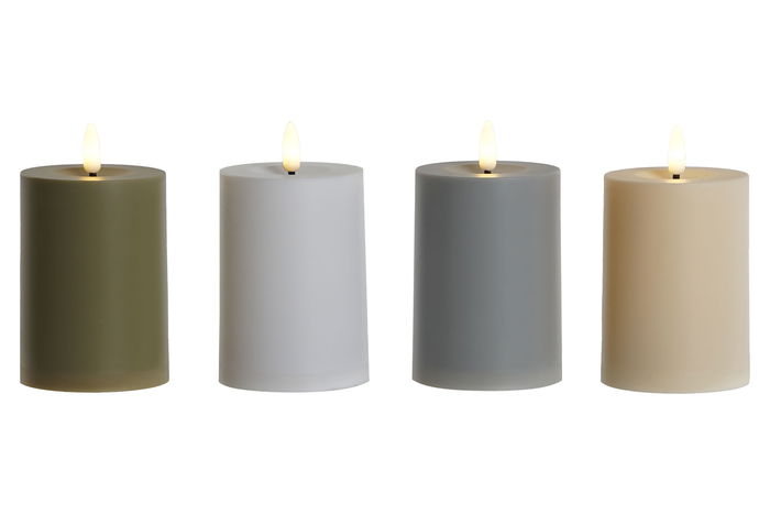 DKD Home Decor Vela Led Basicos Azul Verde 7 x 12 x 7 cm (12 Unidades) DKD Home Decor Vela Led Basicos Azul Verde 7 x 12 x 7 cm (12 Unidades)