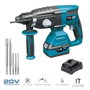 Koma Tools Kit Martillo Percutor Brushless 20V con Batería 4,0 Ah y Cargador