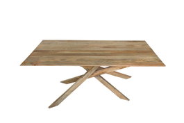 DKD Home Decor Mesa Comedor Natural Mango 180 x 76 x 90 cm
