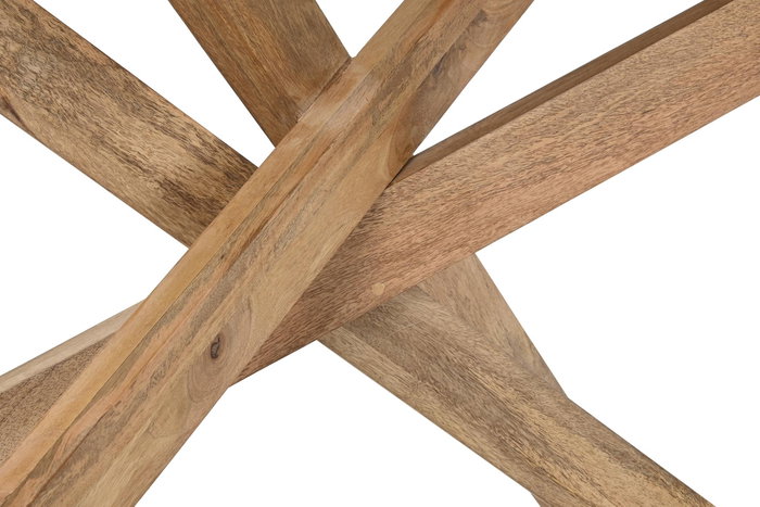 DKD Home Decor Mesa Comedor Natural Mango 180 x 76 x 90 cm