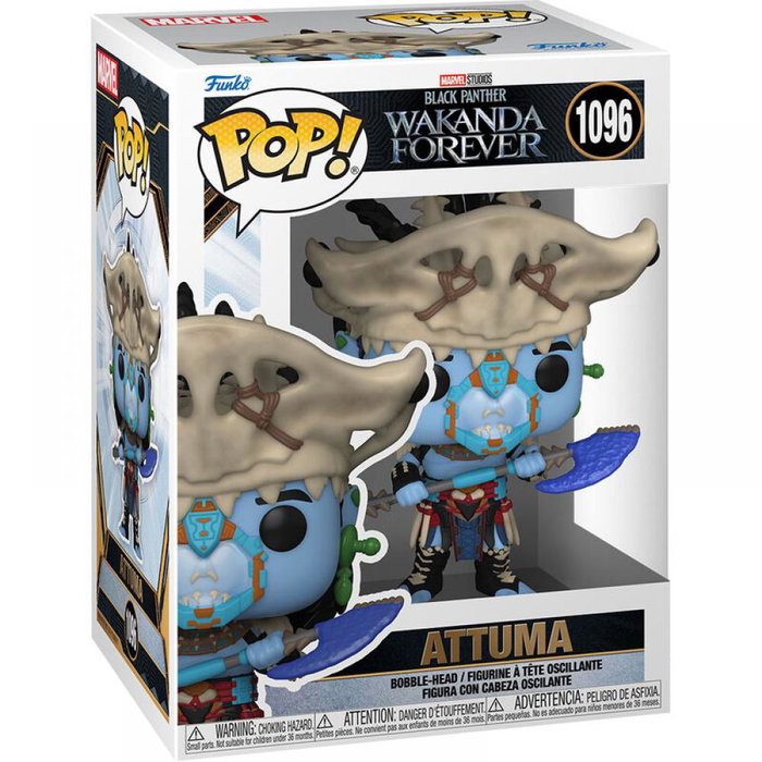 Funko Marvel Black Panther Wakanda Forever Attuma Figura Vinilo 9cm