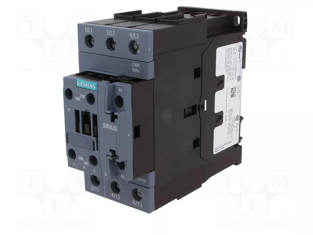 SIEMENS 3RT2036-1AP00 Contactor de 3 polos 230V AC