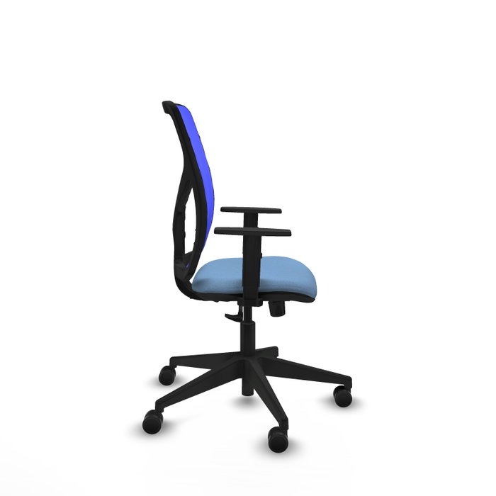 PIQUERAS Y CRESPO Silla de oficina Motilla con mecanismo Sincro, Azul cielo y Azul PIQUERAS Y CRESPO Silla de oficina Motilla con mecanismo Sincro, Azul cielo y Azul