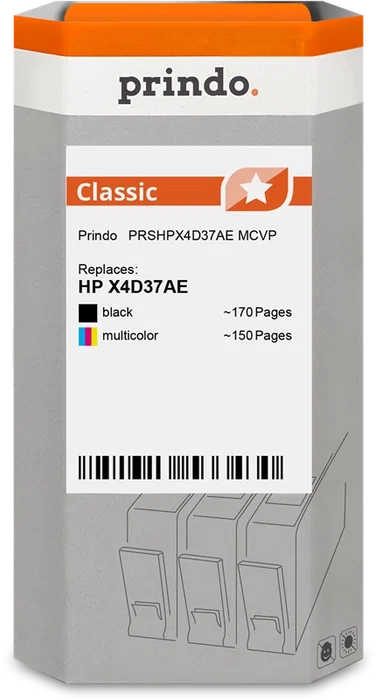 Prindo Multipack Negro y Varios Colores PRSHPX4D37AE MCVP Classic
