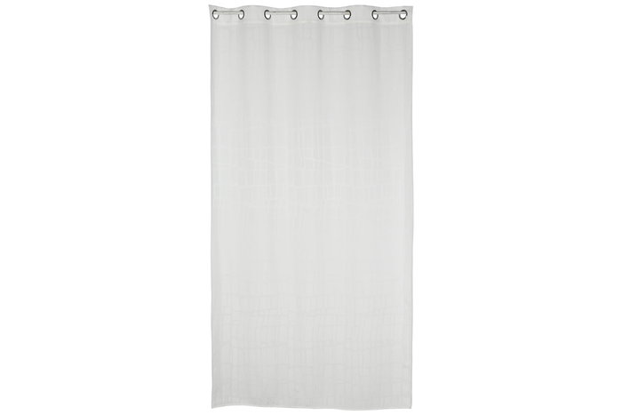 DKD Home Decor Cortina Niza Crudo Poliester Jaquard 260 x 140 cm (2 Unidades)