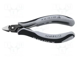 KNIPEX Alicates de corte lateral de precisión ESD 125 mm