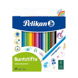 Lapices De Colores Pelikan Estuche De 24 (724013)