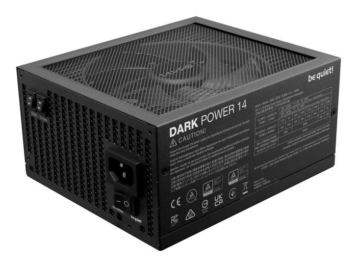 be quiet! Fuente de Alimentación Dark Power 14 1000W - ATX 3.1 - 80 PLUS Titanium - Modular - 4 PCIe 6+2 - Ventilador Silent Wings 135mm - 10 años Garantía