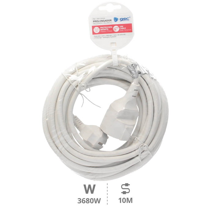 GSC Evolution Prolongador sucko 3x1.5mm 10M Blanco