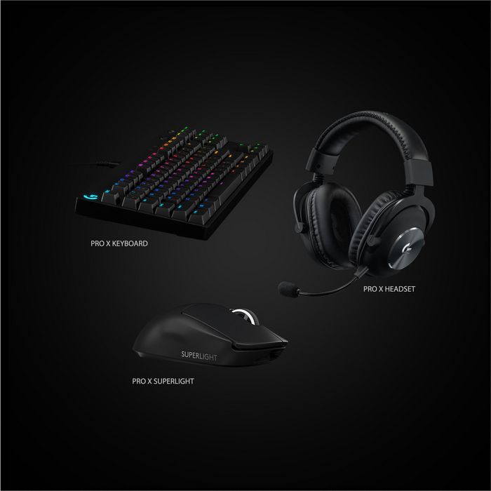 Logitech PRO X SUPERLIGHT Ratón Gaming Inalámbrico RF, Sensor HERO, Blanco
