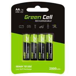 Green Cell GR02 Batería recargable AA NiMH 2000mAh