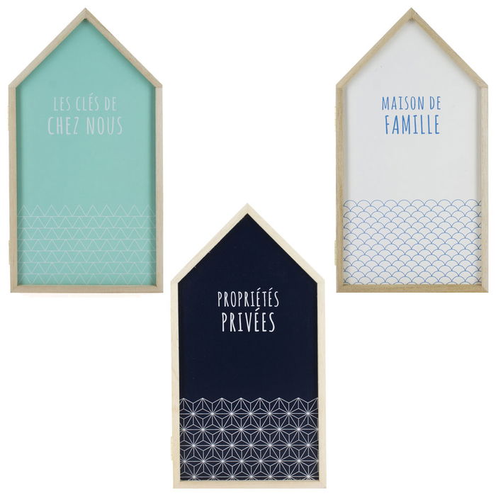 Home Deco Factory Caja Llaves 14,8X8X27,4 cm Estilo Casita Home Deco Factory Caja Llaves 14,8X8X27,4 cm Estilo Casita