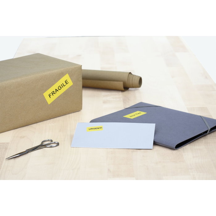 HERMA Etiquetas Amarillas Mate 45,7x21,2 mm 960 uds A4